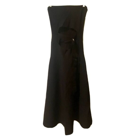 Alexander Wang Strapless Cut Out Bandage Midi Dress - Picture 5 of 5